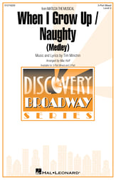 When I Grow Up/Naughty Three-Part Mixed choral sheet music cover